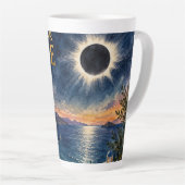 Total Solar Eclipse 2027 Mediterranean  Milchtasse (Rechte Ecke)