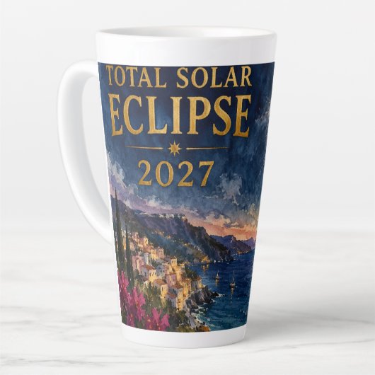 Total Solar Eclipse 2027 Mediterranean  Milchtasse (Linke Ecke)