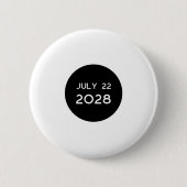 Total Solar Eclipse 2028 New Zealand _1 Button (Vorderseite)
