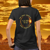 Total Solar Eclipse 4.8.2024 USA Staat hinzufügen T-Shirt