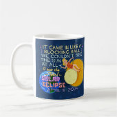 Total Solar Eclipse 8. April 2024 American Funny Kaffeetasse (Links)
