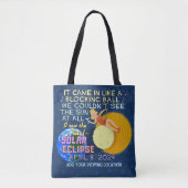 Total Solar Eclipse 8. April 2024 American Funny Tasche (Vorderseite)