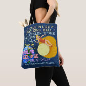 Total Solar Eclipse 8. April 2024 American Funny Tasche (Von Nahem)