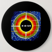 Total Solar Eclipse 8. April 2024 Totality Astron Button (Vorderseite)
