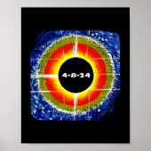 Total Solar Eclipse 8. April 2024 Totality Astron Poster (Vorne)