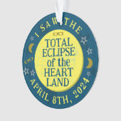 Total Solar Eclipse 8. April 2024 Viewer Souvenir Ornament (Vorderseite)