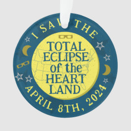 Total Solar Eclipse 8. April 2024 Viewer Souvenir Ornament