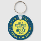 Total Solar Eclipse 8. April 2024 Viewer Souvenir Schlüsselanhänger (Vorderseite)