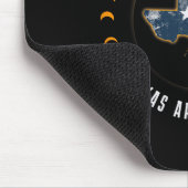 Total Solar Eclipse America Totality Texas 8 April Mousepad (Ecke)