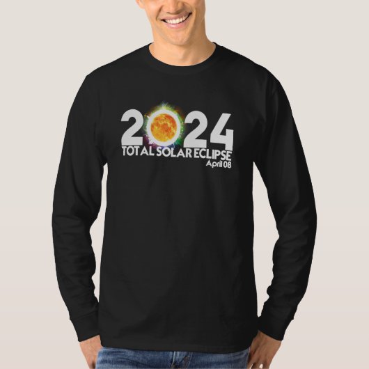Total Solar Eclipse April 2024 Totality T-Shirt (Vorderseite)