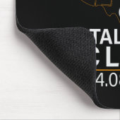 Total Solar Eclipse April 8 2024 Amerika Karte Mousepad (Ecke)
