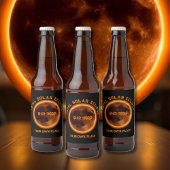 Total Solar Eclipse August 12, 2026 Bierflaschenetikett