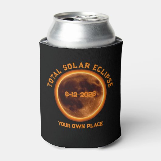 Total Solar Eclipse August 12 2026 Dosenkühler (Kanne Vorderseite)