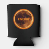 Total Solar Eclipse August 12 2026 Dosenkühler (Rückseite)