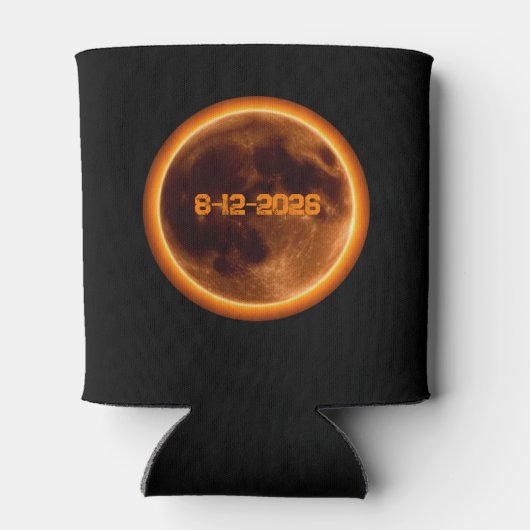 Total Solar Eclipse August 12 2026 Dosenkühler (Rückseite)