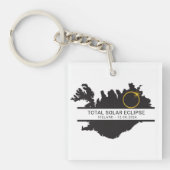 Total Solar Eclipse August 12 2026 – Iceland Schlüsselanhänger (Vorderseite)