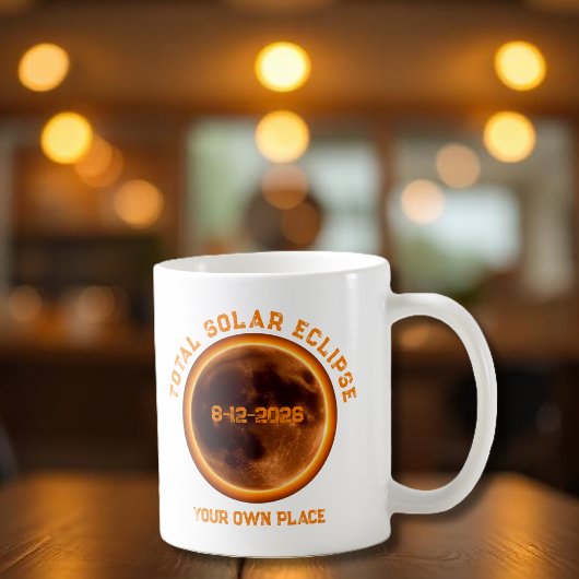 Total Solar Eclipse August 12 2026 Kaffeetasse