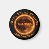 Total Solar Eclipse August 12, 2026 Magnet (Vorne)
