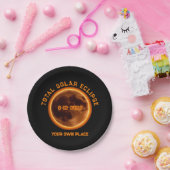 Total Solar Eclipse August 12 2026 Pappteller (Party)