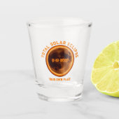 Total Solar Eclipse August 12 2026 Schnapsglas (Vorderseite)