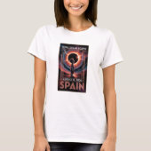 Total Solar Eclipse August 12,2026 Spain Tee (Vorderseite)