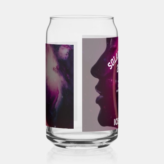 Total solar eclipse August 2026 text personalized Dosenglas (Links)