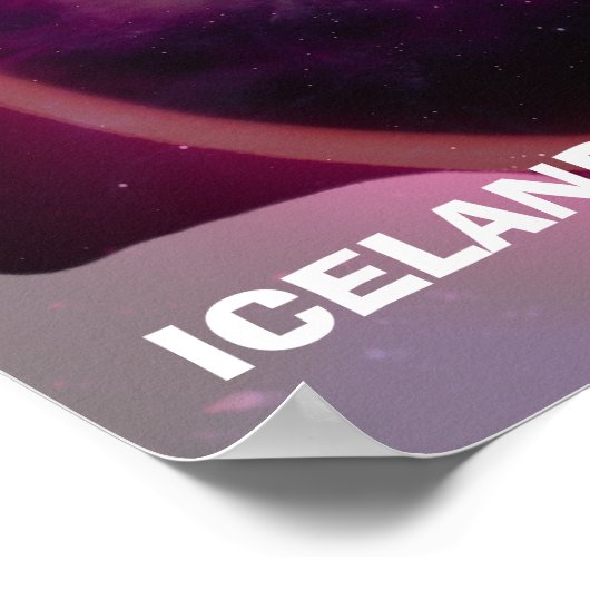 Total solar eclipse August 2026 text personalized Poster (Ecke)