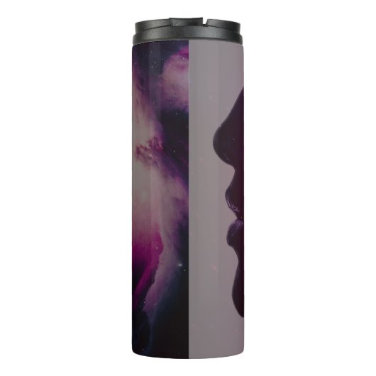 Total solar eclipse August 2026 text personalized Thermosbecher (Rückseite)