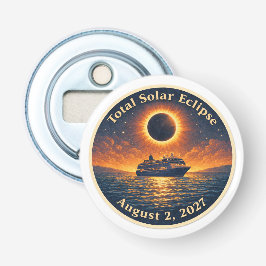 Total Solar Eclipse August 2 2027 cruise ship  Flaschenöffner
