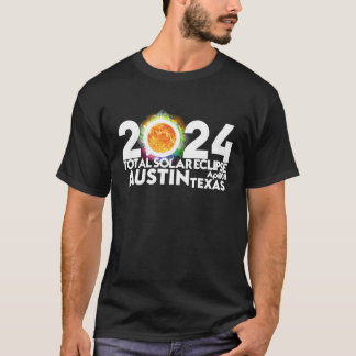 Total Solar Eclipse Austin Texas 8. April 2024 Tot T-Shirt