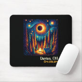 Total Solar Eclipse Dayton Ohio Mousepad (Mit Mouse)