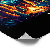 Total Solar Eclipse Dayton Ohio Poster (Ecke)