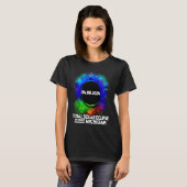 Total Solar Eclipse Detroit Michigan April 8 2024  T-Shirt (Vorne ganz)