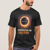 Total Solar Eclipse Fredericton NB Kanada T-Shirt (Vorderseite)