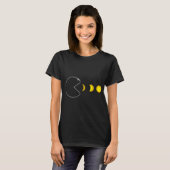 Total Solar Eclipse Fun Gamer Eating Solar Men Boy T-Shirt (Vorne ganz)
