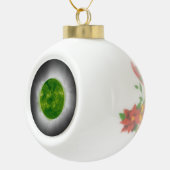 Total Solar Eclipse Green Corona Keramik Kugel-Ornament (Rechts)