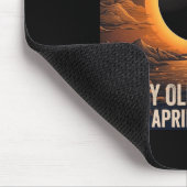 Total Solar Eclipse Hallo Dunkelheit Mein alter Fr Mousepad (Ecke)