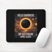 Total Solar Eclipse Hallo Dunkelheit Mein alter Fr Mousepad (Mit Mouse)