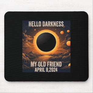 Total Solar Eclipse Hallo Dunkelheit Mein alter Fr Mousepad