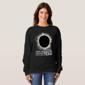 Total Solar Eclipse HOUSTON TEXAS April 8 2024 Tot Sweatshirt (Vorne ganz)