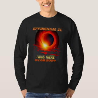 Total Solar Eclipse I Was There Effingham Illinois T-Shirt