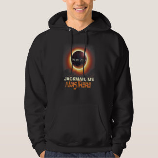 Total Solar Eclipse Jackman Maine ME Hoodie