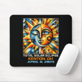Total Solar Eclipse Kenton Ohio Mousepad (Mit Mouse)