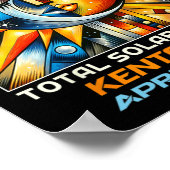 Total Solar Eclipse Kenton Ohio Poster (Ecke)