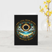 Total Solar Eclipse Mazatlan Mexiko - Mexikanische Karte (Gelbe Blume)