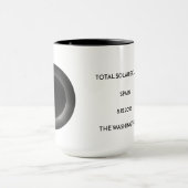 Total Solar Eclipse Name Date Place Mug Tasse (Zentrum)