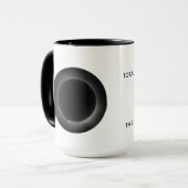 Total Solar Eclipse Name Date Place Mug Tasse (Vorderseite Links)