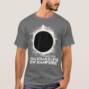Total Solar Eclipse New Hampshire 2024 American to T-Shirt