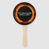 Total Solar Eclipse of the Century 2027 Fächer (Rückseite)