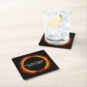 Total Solar Eclipse of the Century 2027 Rechteckiger Pappuntersetzer (Vor Ort)